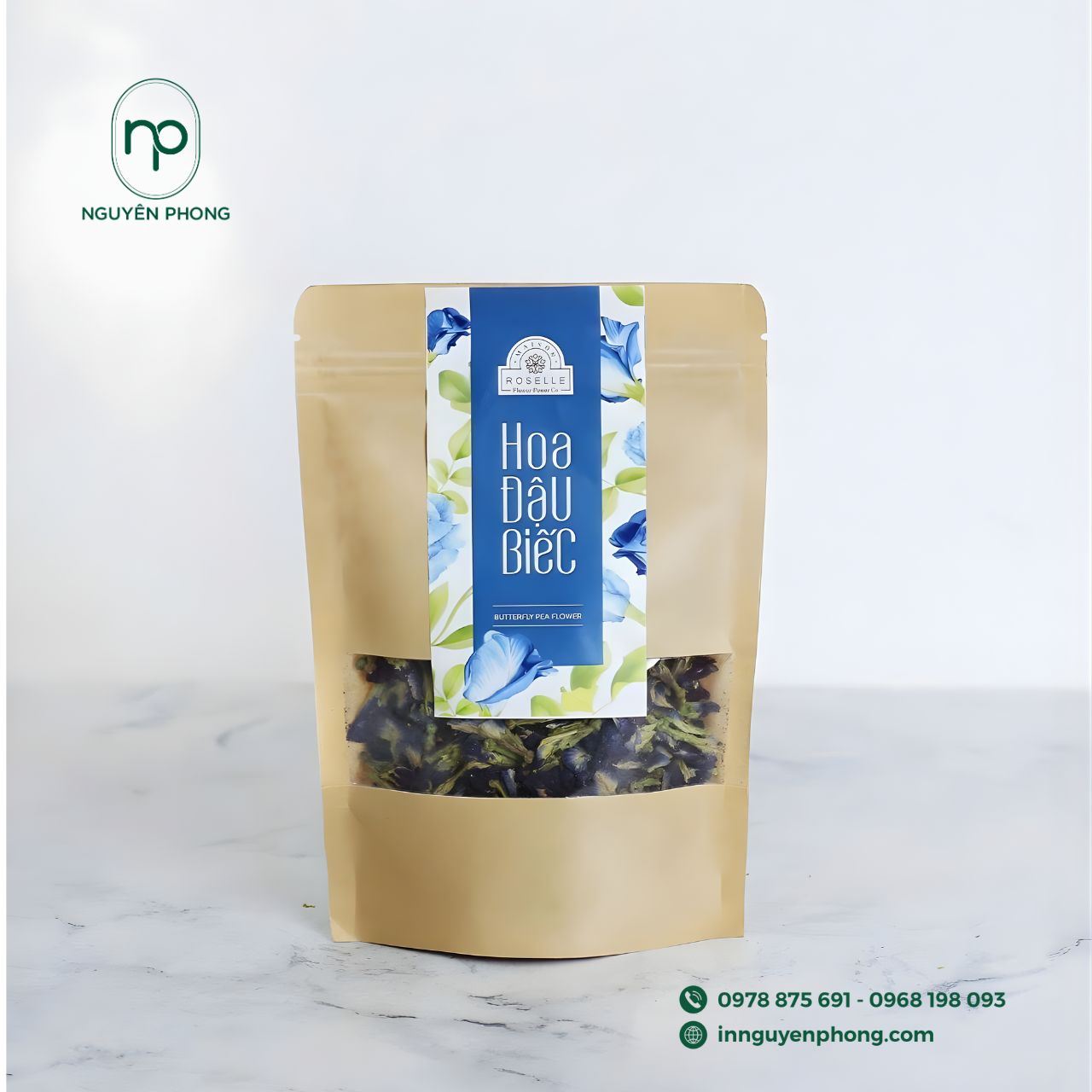 Thiết kế tem dán trà hoa – Ấn tượng đầu tiên tạo nên khác biệt
